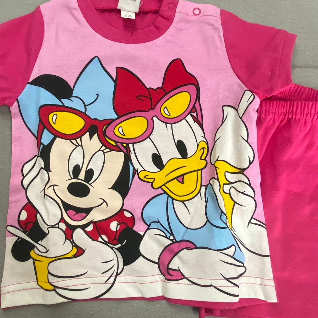 Pigiama Bimba Cotone Mezza Manica Disney ELLEPI