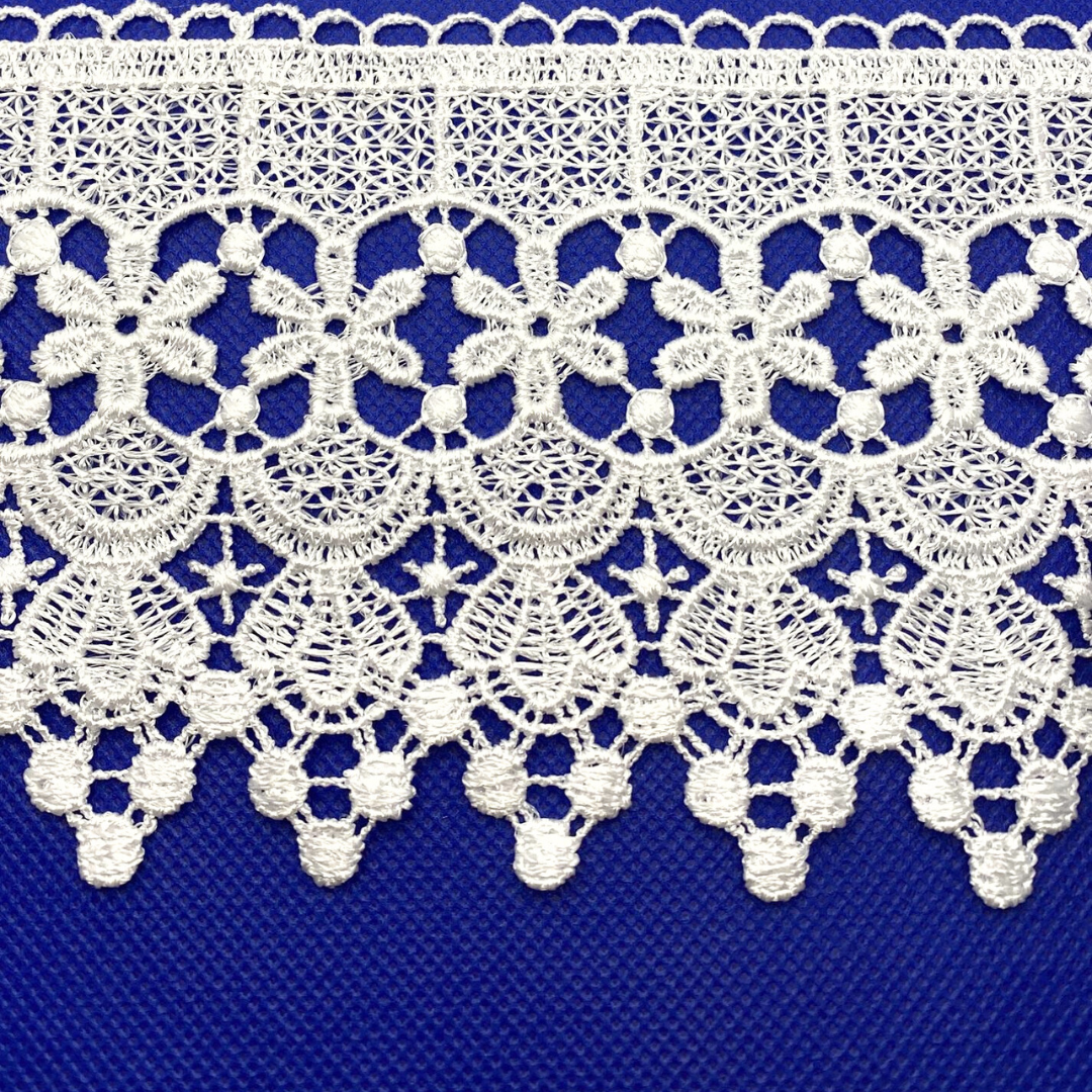 Pizzo Macrame (H. 10cm.) BIANCO