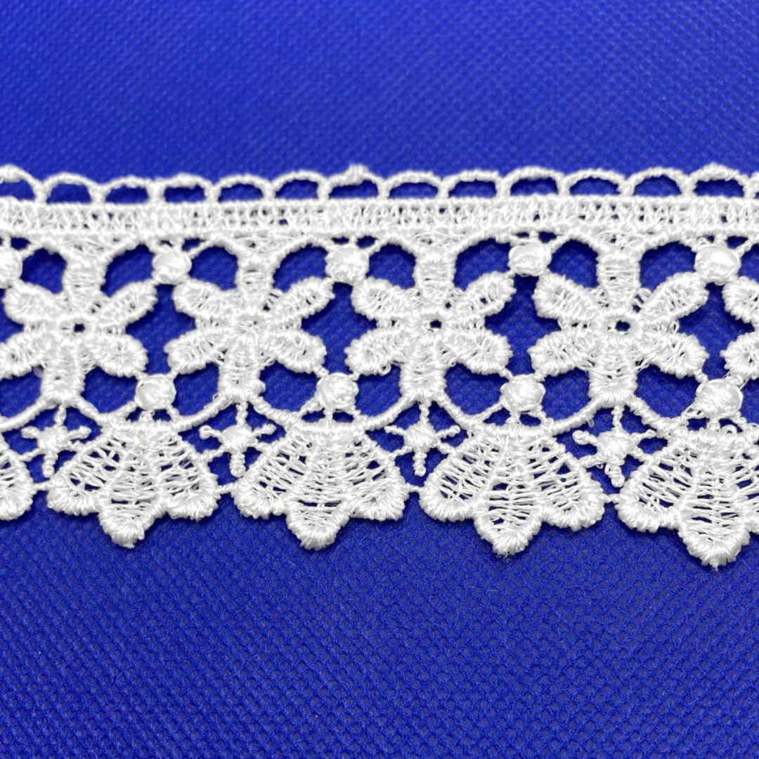 Pizzo Macrame (H. 6cm.) BIANCO