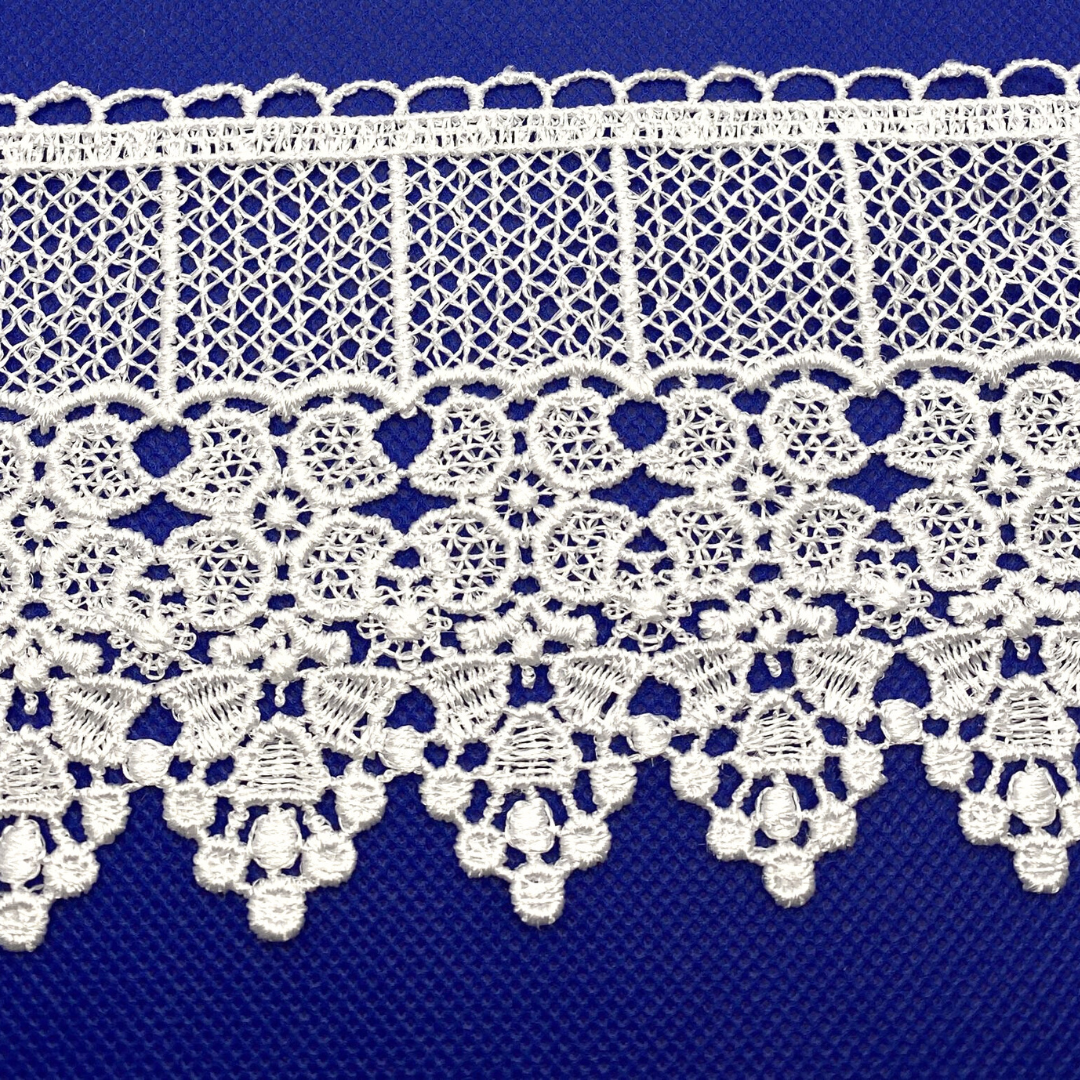 Pizzo Macrame (H. 10cm.) BIANCO