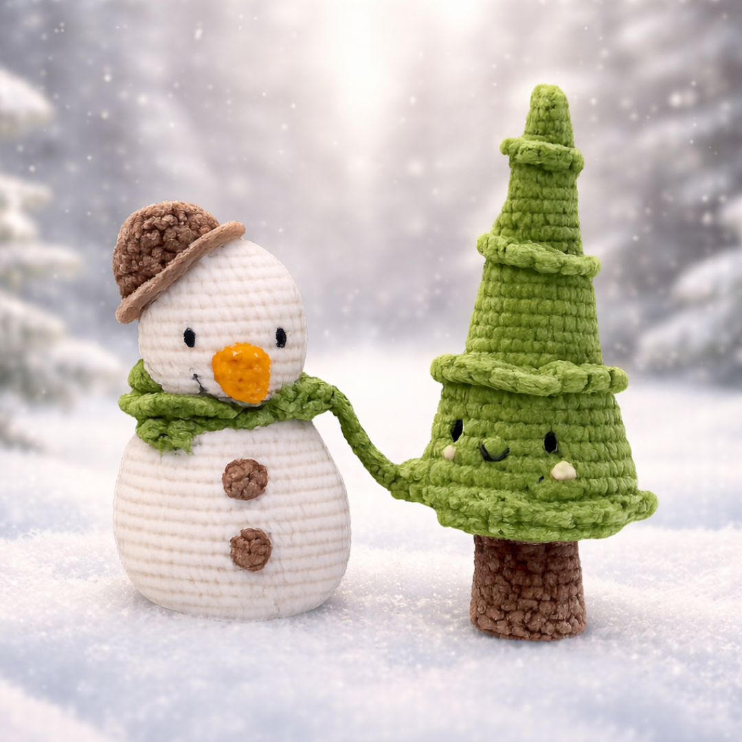 Kit Uncinetto Amigrumi "SNOW" - immagine 2