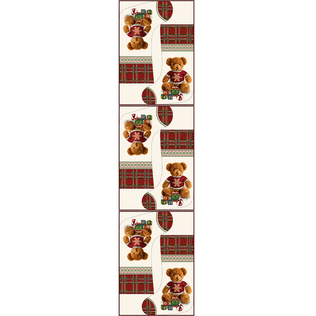 Calze Natalizie Gobelin "TEDDY STOCK"
