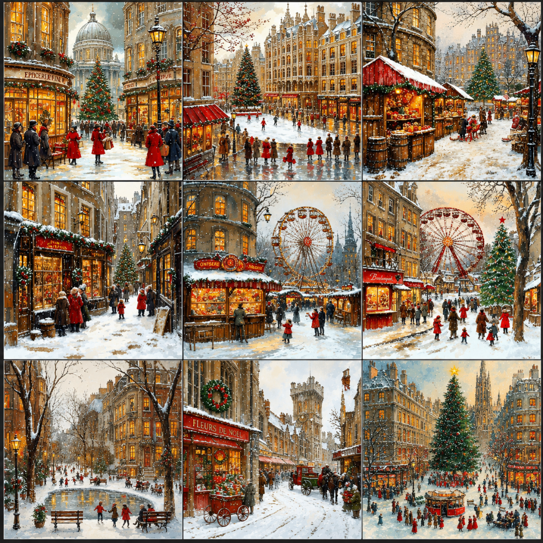 Pannello Natalizio Tea "WINTER PLACE"