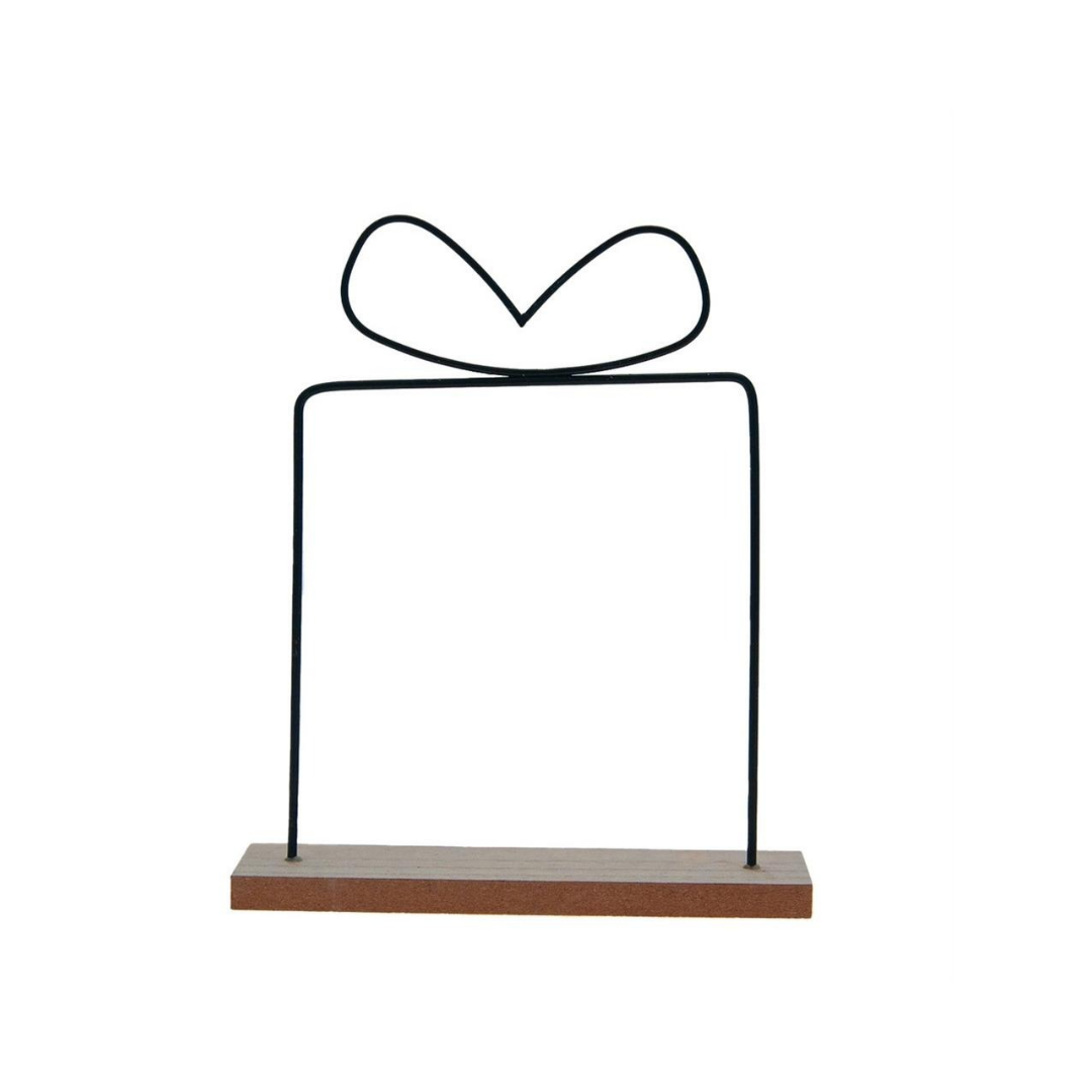 Base con Forma di Metallo (15x4x18 cm)