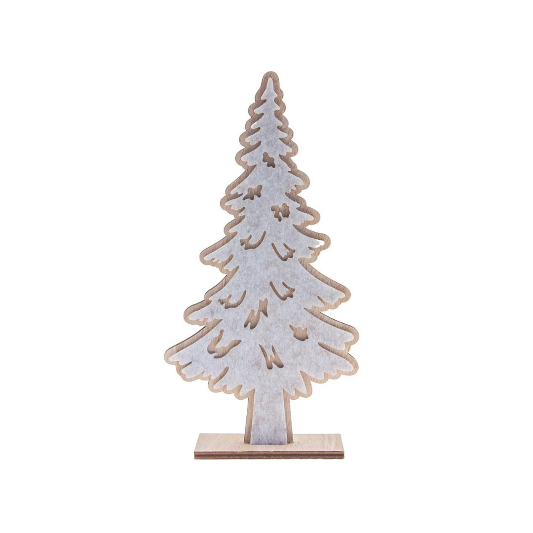 Albero Feltro e Legno (10,5×20,3×4 cm)