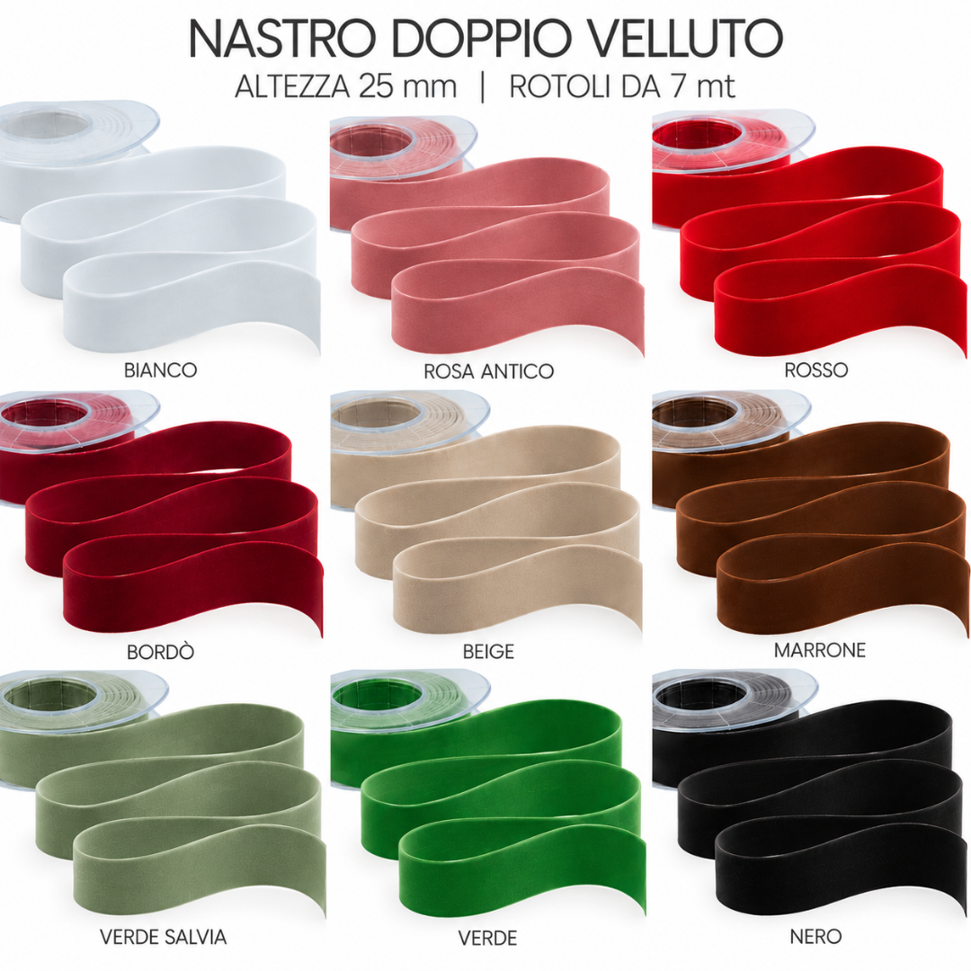 Nastro Doppio Velluto (25 mm.)