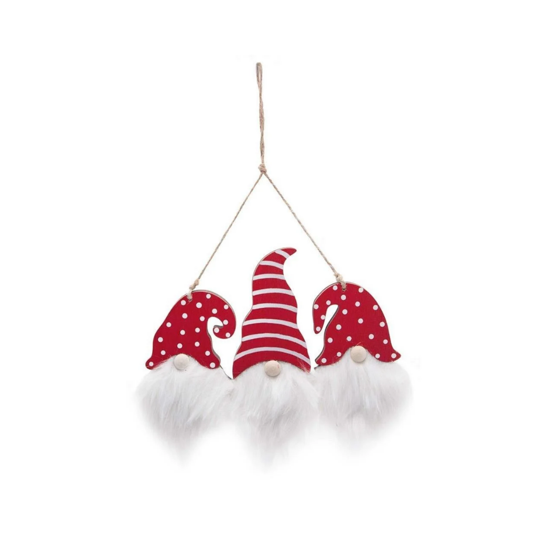 Set 3 Gnomi da Appendere (20x15cm)